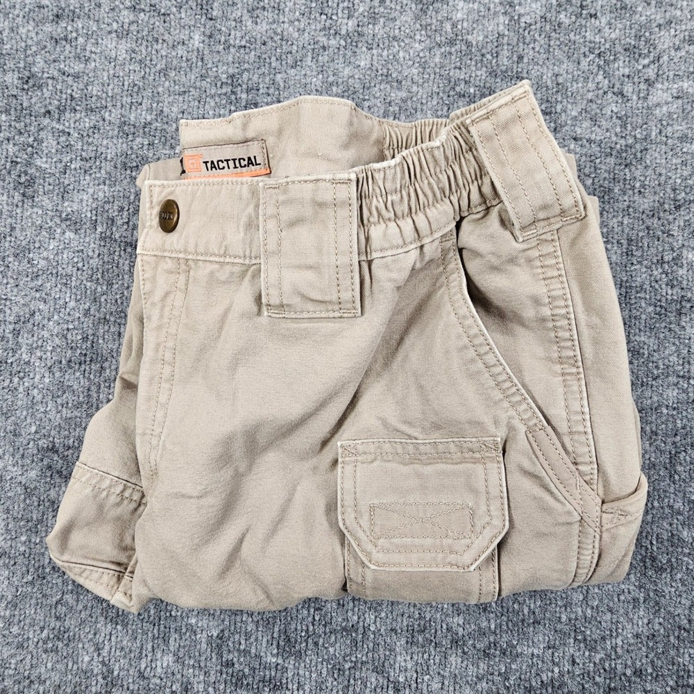 5.11 Tactical Women's Khaki Cargo Pants Size 10 Regular Cotton 64358